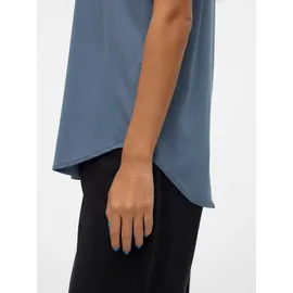 Vero Moda Blusenshirt VMBELLA SS TOP WVN GA NOOS Blau S