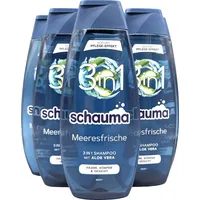 5x Schauma Meeresfrische 3 in 1 Shampoo 400ml Aloe Vera Neu