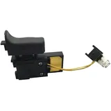 Trade-Shop Schalter passend für Makita HR2470T, HR2470CAP, HR2470A, HR2230DFX, Ersatzteil für Bohrhammer, Stemmhammer / mit LED und Entstörfilter