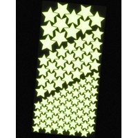 WANDfee Leuchtsterne ☆☆ 100 ☆ selbstklebende EXTRASTARK leuchtende Sterne Sternenhimmel Aufkleber Kinderzimmer