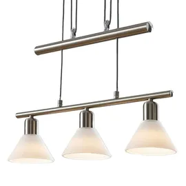 LINDBY Delira 3-flg., nickel, - Silber/Grau