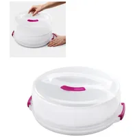 Metaltex Tortenbehälter Ø 36 cm Kunststoff Violett Lila