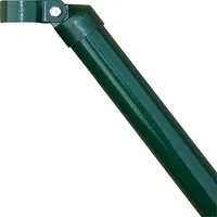ede - hadra hadra Streben inkl. 34 Schelle grün-besch. 34x1500 mm