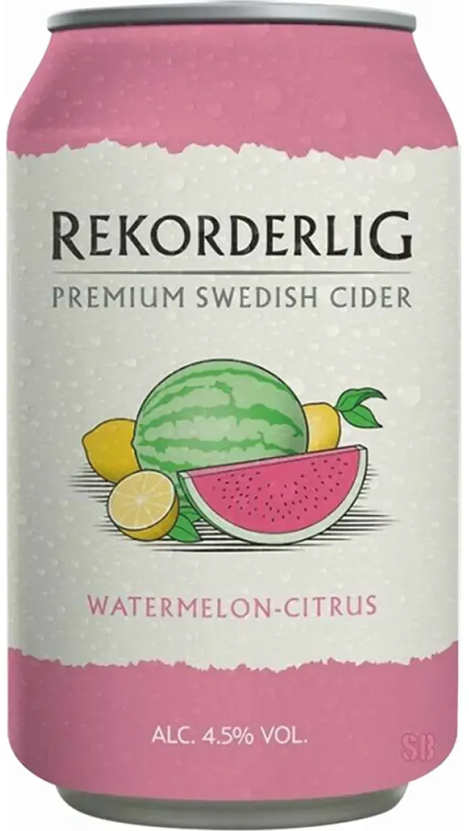 Rekorderlig Swedish Cider Vegan Watermelon-Citrus 0,33 l