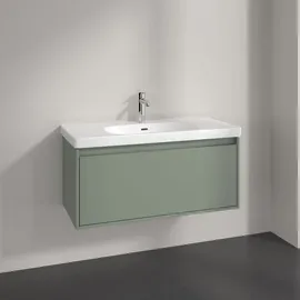 Villeroy & Boch Waschtischunterschrank 2 Auszüge 97,2 x 43,6 x 43,9 cm Soft Green