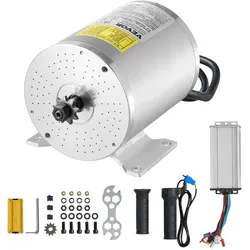 VEVOR 1800W bürstenloser Gleichstrommotor 48V 4500U/min Elektromotor Controller