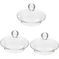 ELAYARD Glas Teekannendeckel 7,5cm Aus Glas Abnehmbar Für 600 Ml Teekanne Tee Sieb Zubehör Mit Schutzfunktion