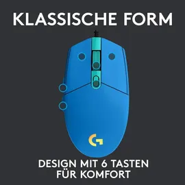 Logitech G203 LIGHTSYNC Blau