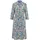 GOLDNER Blusenkleid mit Hemdkragen Sommerkleid Blau/Orange 42