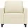 vidaXL Fernsehsessel mit gepolstertem Sitz Kunstleder 49 x 77 x 60 cm Creme