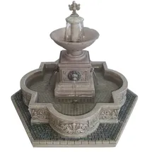 Lemax Modular Plaza-Fountain With 4.5v Art.-nr. 64061
