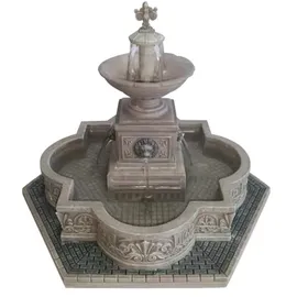 Lemax Modular Plaza-Fountain With 4.5v Art.-nr. 64061