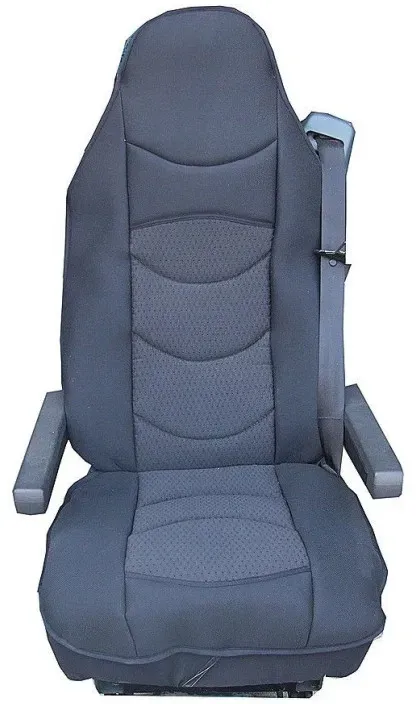 1 Stück Universeller Bezug/Polsterung für Lkw-Sitz (Massagetyp), Schwarz