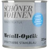 Schöner Wohnen Trendstruktur Effektfarbe Stahlblau glänzend 0,375 l