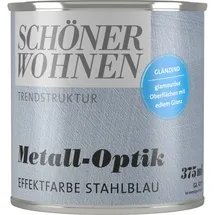 Schöner Wohnen Trendstruktur Effektfarbe Stahlblau glänzend 0,375 l