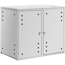 Uniprodo Mülltonnenbox - 2 x 240 l - Luftlöcher
