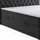m-punkt Boxspringbett Paris 180 x 200 cm H3 Schwarz