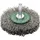 Stier Rundbürste Ø 75 mm, Schaft-Ø 6 mm, 0,3 mm, gewellt, Edelstahl