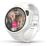myFirst Fone R2 Kinder-Smartwatch Nougat White mit GPS, Herzfrequenzsensor, Videoanruf und Musikfunktion