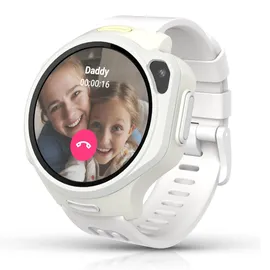 myFirst Fone R2 Kinder-Smartwatch Nougat White mit GPS, Herzfrequenzsensor, Videoanruf und Musikfunktion