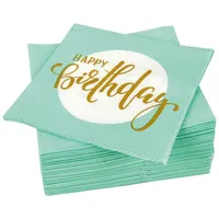 BestLivings Servietten 33 x 33 cm, Happy Birthday" 3