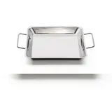 Weis Grillpfännchen 29,7 x 23,2 cm Edelstahl Silber/Weiß