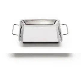 Weis Grillpfännchen 29,7 x 23,2 cm Edelstahl Silber/Weiß