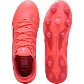 Puma King Match AG/FG Herren Glowing Red/White 39
