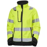 HELLY HANSEN Damen Softshelljacke LUNA HI VIS SOFTSHELL JACKET 74098 - XL - gelb