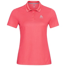 Odlo Damen F-DRY Kurzarm Polo Shirt, paradise pink, M