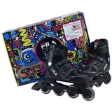 fila skate X-One Boy black/red 38-41