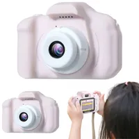 AGPTEK Mini Digitalkamera Kinder Wiederaufladbar USB 8MP Foto Video 32G SD