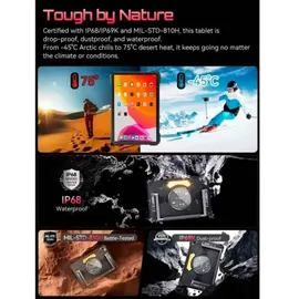 Cubot Tab KingKong S 4G 10,1" 16 GB RAM 256 GB Schwarz