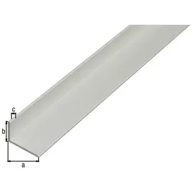 GAH Alberts Winkelprof. ungleichsch., ungelocht L2000x B40x H20x S2mm Aluminium