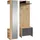 byLIVING Ben Garderoben-Set 3-teilig 0 x 0 x 0 cm Eiche-Optik