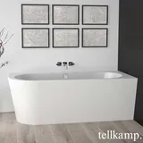 Tellkamp Pio Eckbadewanne 165 x 75,5 cm (0100-055-00-L-AUF/WG)