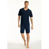 SCHIESSER Shorty Uncover Nightwear Blau 50