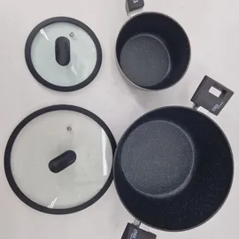 moneta Etnea Topf-Set 6-tlg. Aluminium schwarz
