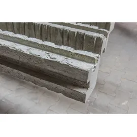 Beckers Betonzaun Zaunpfosten 12,5 x 12 x 275 cm Betongrau