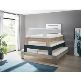 Pol-Power Futonbett Cannes weiß Liegefläche B/L: ca. 90x200 cm - Weiss