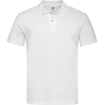 Stedman Piqué Poloshirt weiß L