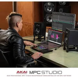 Akai Professional MPC Studio Controller MIDI Controller, Schwarz