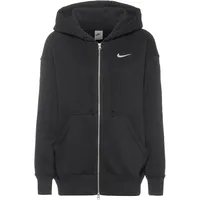 Nike Sportswear Phoenix Fleece Oversized Kapuzenjacke Damen 010 black/sail XL
