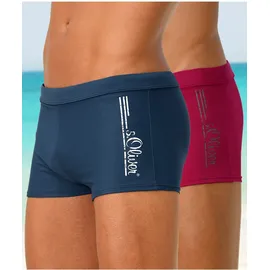 s.Oliver Badehose Boxer-Badehose rot S