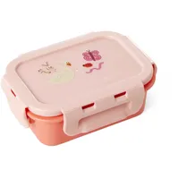 Rice Kleine Brotdose Wildlife Print, in rosa | Pink