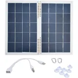 20w Monokristallines, Leichtes Und Wasserdichtes Solarset Für Auto, Wohnmobil Und Boot