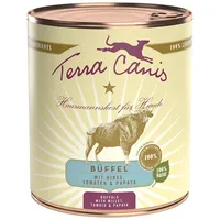 Terra Canis Sparpaket Terra Canis Classic Büffel mit Hirse, Tomaten & Papaya 12x800g Dose Hundenassfutter