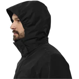 Jack Wolfskin Luntal 3in1 Jacke - Black - 2XL