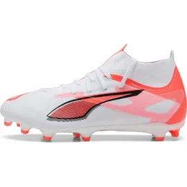 Puma Ultra 5 Match+ AG/FG Herren Puma White/Puma Black-Glowing Red 43