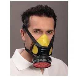 Ekastu Atemschutzhalbmaske Polimask GAMMA/Silikone EN 140 o.Filter,Silik.